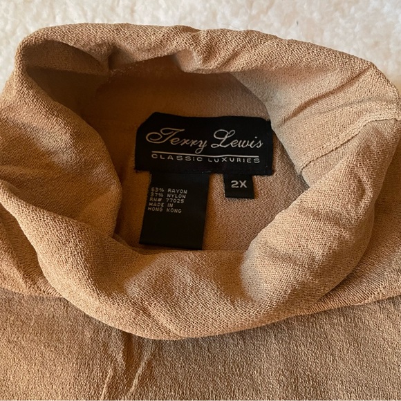 Vintage Jerry Lewis Stretchy Turtleneck 2X - Picture 3 of 7